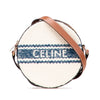 Celine Canvas Plein Soleil Round Purse on Strap Secondhand