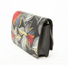 Fendi Zucca Embossed Calfskin Floral Tube Wallet on Chain Secondhand