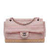 Chanel Quilted Tweed Espadrille Chain Flap Secondhand