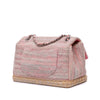 Chanel Quilted Tweed Espadrille Chain Flap Secondhand