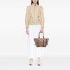 Burberry Small House Check Canvas Bridle Salisbury Tote Secondhand