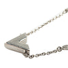 Louis Vuitton Silver Plated Essential V Supple Bracelet Secondhand