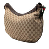 Gucci GG Canvas Web Half Moon Crossbody Secondhand