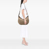 Gucci GG Canvas Web Half Moon Crossbody Secondhand