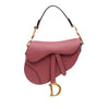 Dior Mini Grained Calfskin Saddle Bag Secondhand