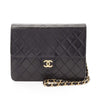 Chanel CC Quilted Lambskin Chain Single Flap Secondhand
