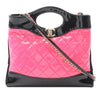 Chanel Mini Bicolor Quilted Patent 31 Shopping Bag Secondhand
