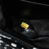 Secondhand Chanel Medium Chevron Tweed Paint Splatter Double Flap