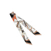 Hermès Bouquets Sellier Silk Twilly Scarf Secondhand