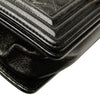 Chanel Old Medium Cracked Metallic Calfskin Boy Flap Secondhand
