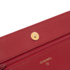 Chanel CC Quilted Velvet Wallet on Chain Secondhand