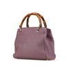 Gucci Small Calfskin Bamboo Shopper Satchel Secondhand