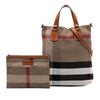 Burberry Medium Mega Check Canvas Tottenham Brit Satchel Secondhand