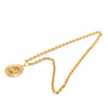 Chanel Gold Plated 31 Rue Cambon Coin Pendant  Necklace Secondhand