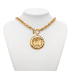 Chanel Gold Plated 31 Rue Cambon Coin Pendant  Necklace Secondhand