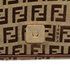 Fendi Zucchino Canvas Shoulder Bag Secondhand