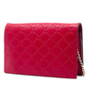 Gucci Mini Guccissima Bow Signature Wallet On Chain Secondhand