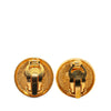 Chanel Gold Plated CC Clip on Earrings Secondhand