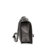 Chanel Medium Quilted Perforated Metallic Lambskin Boy Flap Secondhand