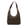 Fendi Zucca Canvas Shoulder Bag Secondhand