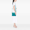 Prada Saffiano Trimmed Tessuto Zip Top Crossbody Secondhand