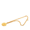 Chanel Gold Plated CC Medallion Coin Pendant Necklace Secondhand