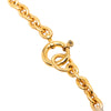 Chanel Triple CC Gold Plated Cross Pendant Necklace Secondhand