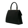 Ferragamo Leather Gancini Trifolio Satchel Secondhand