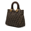 Fendi Small Zucca Canvas Twins Tote Secondhand