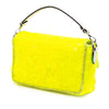 Fendi Mini Transparent Paillettes Elaphe Baguette Satchel Secondhand