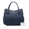 Prada Vitello Daino Zip Top Convertible Tote Secondhand