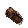Fendi Medium Zucca Shearling Baguette Satchel Secondhand