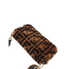 Fendi Medium Zucca Shearling Baguette Satchel Secondhand