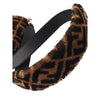 Fendi Medium Zucca Shearling Baguette Satchel Secondhand