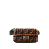 Fendi Medium Zucca Shearling Baguette Satchel Secondhand