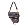 Dior Oblique Embroidered Canvas Saddle Bag Secondhand