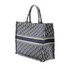 Dior Large Oblique Embroidered Canvas Book Tote Secondhand