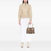 Burberry Smoke Check Coated Canvas Northfield Satchel Secondhand