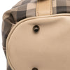 Burberry Small Smoke Check Coated Canvas Northfield Satchel Secondhand