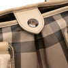 Burberry Smoke Check Coated Canvas Northfield Satchel Secondhand