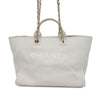 Chanel Medium Canvas Square Stitch Deauville Tote Secondhand