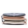 Chanel CC Quilted Lambskin Triple Zip Round Clutch With Chain Secondhand