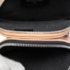 Chanel CC Quilted Lambskin Triple Zip Round Clutch With Chain Secondhand