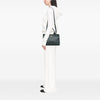 Prada Goatskin Woven Madras Satchel Secondhand