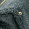 Prada Goatskin Woven Madras Satchel Secondhand