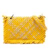 Bottega Veneta Bicolor Nappa Intrecciato Fringe Shoulder Bag Secondhand