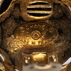 Chanel Gold Plated CC Crystal Clip On Earrings Secondhand