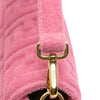 Fendi Zucca Embossed Terry Cloth Baguette Satchel Secondhand