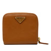Prada Saffiano Zip Around Compact Wallet Secondhand