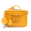 Chanel Small Lambskin CC Filigree Incognito Vanity Case Secondhand